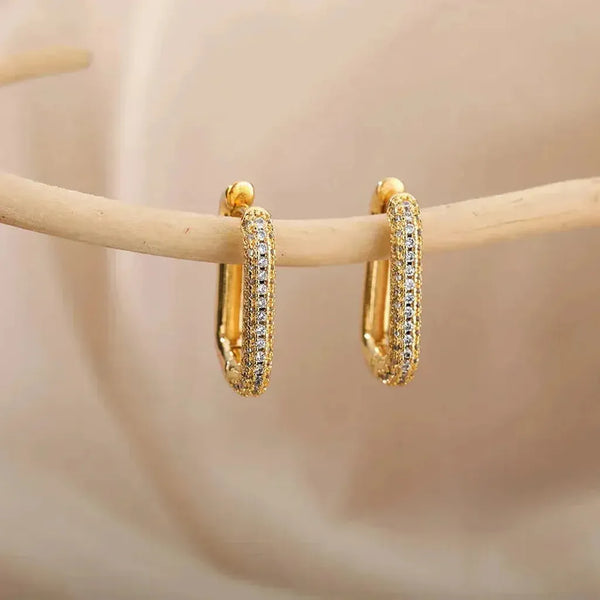 Linda Square and Round Earrings - image 3