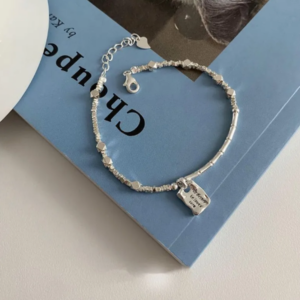 Lavinia Square Love Bracelet | Silver-Tone — image 2