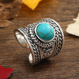Esme Accent Open Ring | Silver-Tone