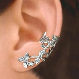 Elsie Retro Floral Clip-On Earrings - image 1