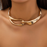 Cassandra Retro Gold-Tone Necklace
