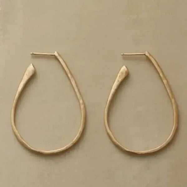 Phoebe Retro Bear Earrings | Gold-Tone