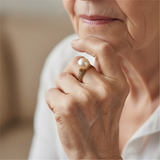 Regina Retro Gold-Tone Pearl-Look Ring — image 2
