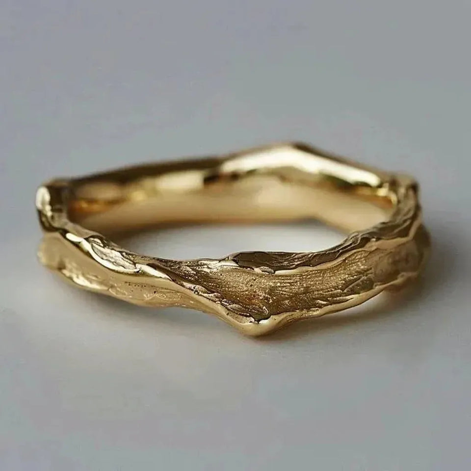 Lenora Retro Ring | Gold-Tone