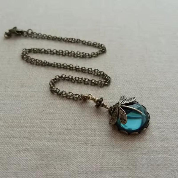 Eunice Retro Dragonfly Necklace - image 2