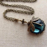 Eunice Retro Dragonfly Necklace - image 1