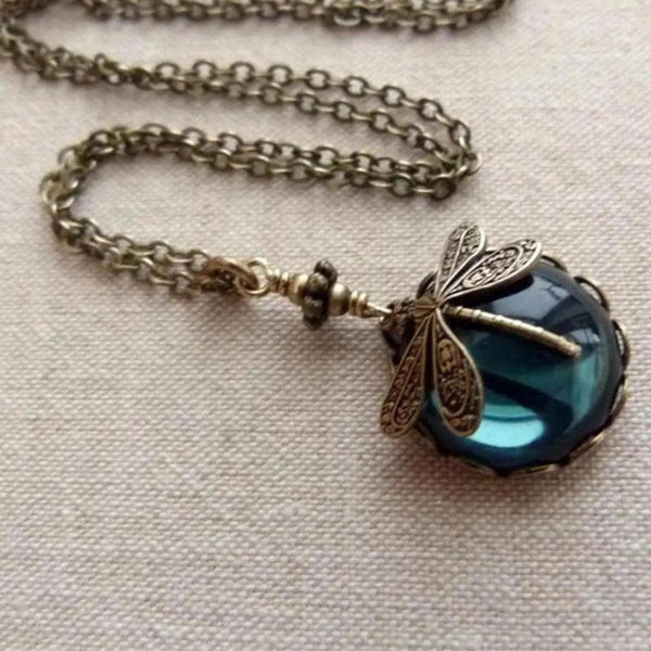 Eunice Retro Dragonfly Necklace - image 1