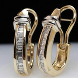 Rosina Retro Sparkle Earrings | Gold-Tone