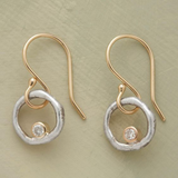 Beatrice Retro Sparkle Earrings | Two-Tone