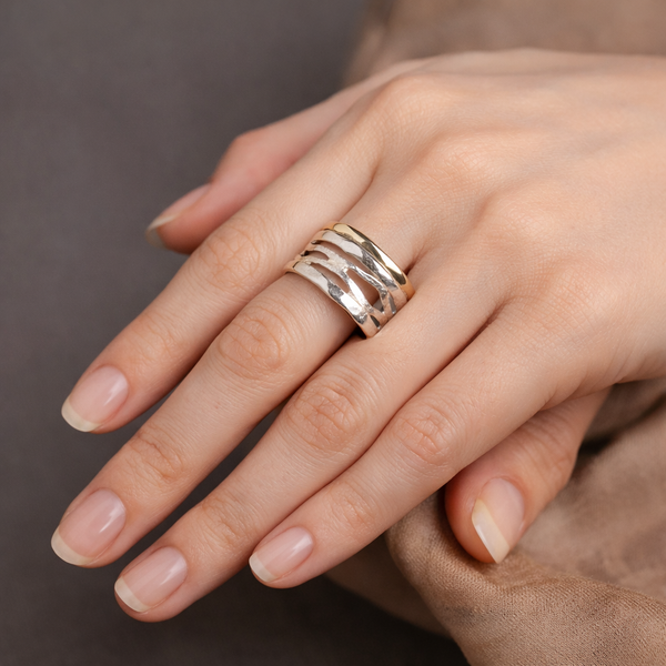 Regina Retro Ring | Two-Tone — image 2