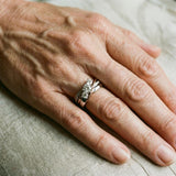 Susannah Retro Sparkle Ring | Two-Tone — image 2