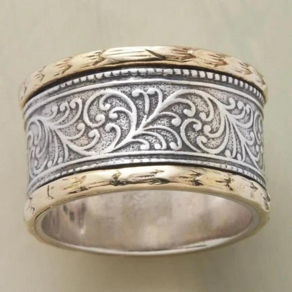 Juliana Retro Ring | Two-Tone