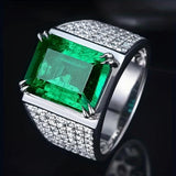 Ottilie Green Sparkle Ring - image 2
