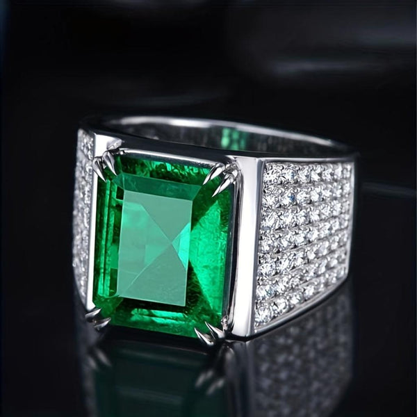 Ottilie Green Sparkle Ring - image 3