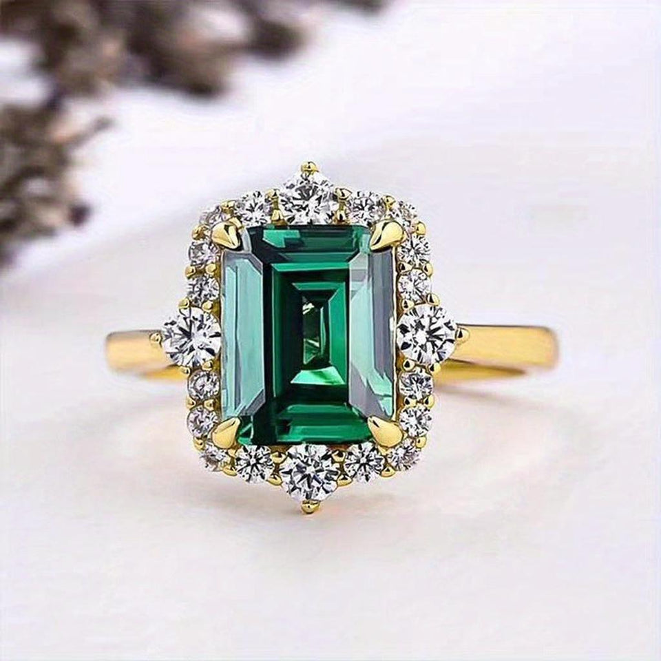 Pauline Green Ring - image 1