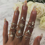 Lena 8-12-Piece Ring Set | Size and Style Options - image 15