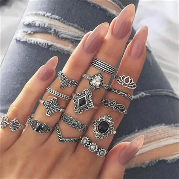 Lena 8-12-Piece Ring Set | Size and Style Options - image 16