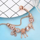 Helene Pink Dream Catcher Bracelet with Silver-Tone Charms — image 3