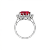 Melanie Scarlet Crown Ring | Silver-Tone — image 4