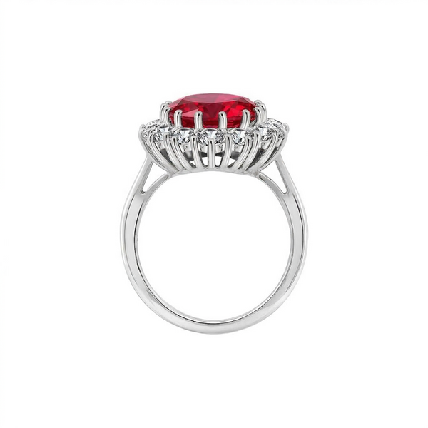 Melanie Scarlet Crown Ring | Silver-Tone — image 4
