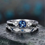 Henrietta Crown Ring Set | Silver-Tone