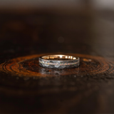 Hector Hammered Inlay Ring | Rose-Gold-Tone — image 6