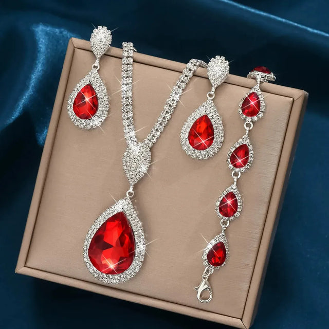 Eleanor Jewelry Set | Silver-Tone