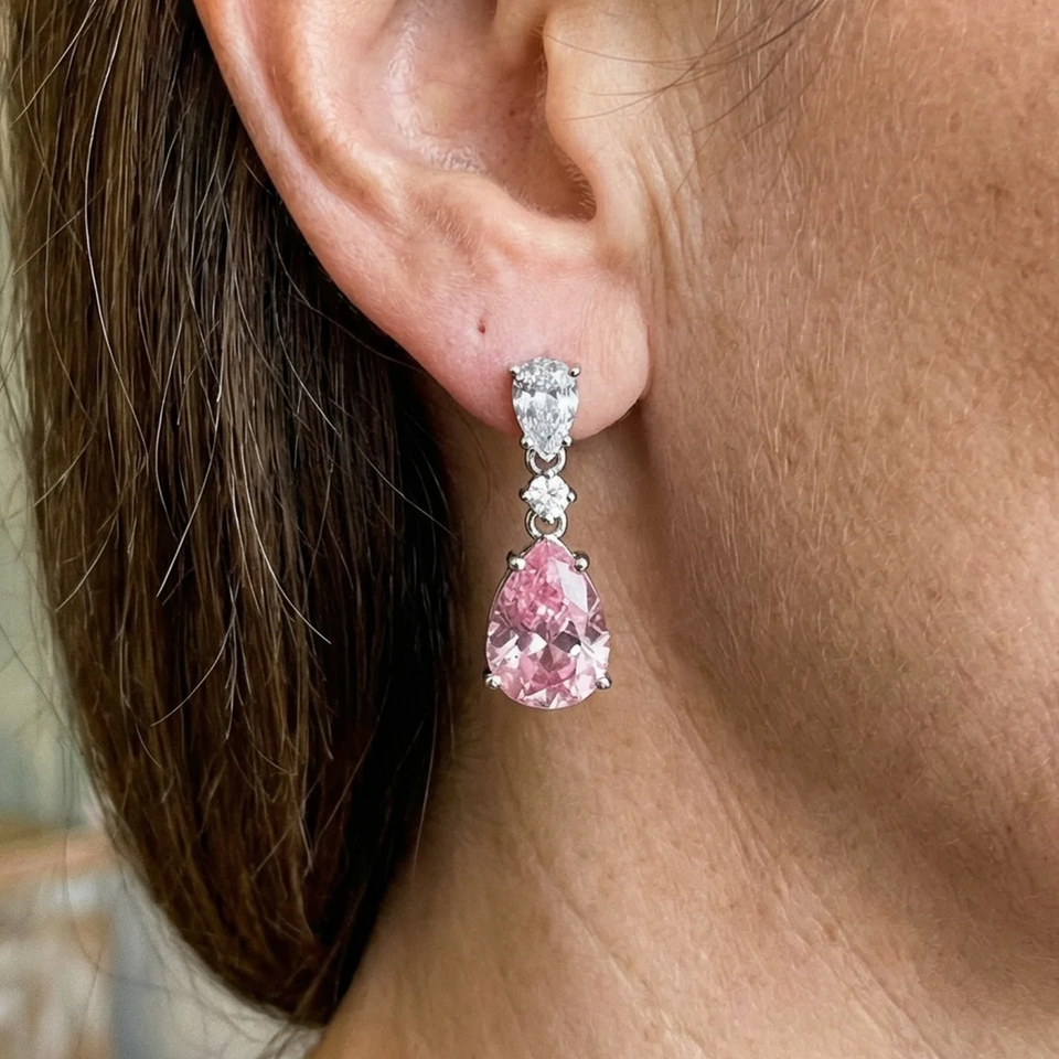 Etta Blossom Earrings | Silver-Tone — image 2