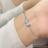 Phyllis Blue Butterfly Necklace or Bracelet — image 2