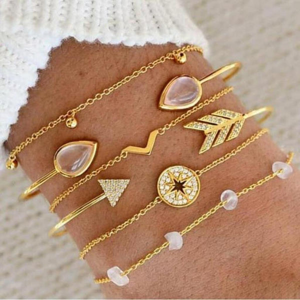 Nella Shimmering Bracelet Set - image 8