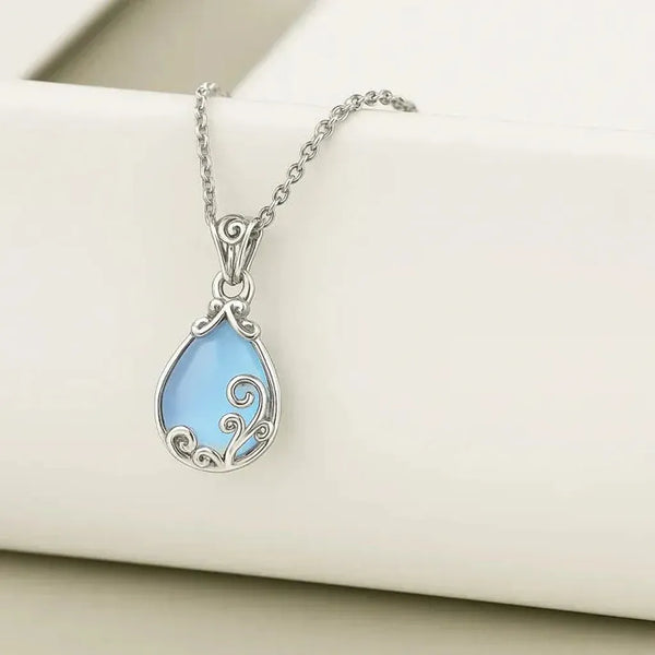 Rosina Moonstone-Effect Necklace - image 2