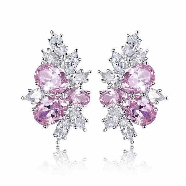 Flora Blossom Earrings | Silver-Tone — image 3
