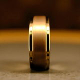 Bernard Brushed Band Ring | Gold-Tone — image 5