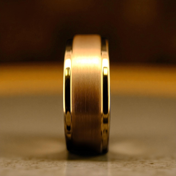 Bernard Brushed Band Ring | Gold-Tone — image 5