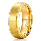 Bernard Brushed Band Ring | Gold-Tone