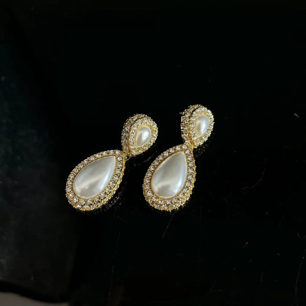 Philippa Pearl-Look Teardrop Earrings - image 2