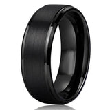 Maurice Matte Black Band Ring - image 1