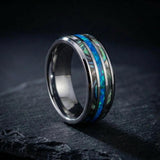 Marcus Inlay Ring | Silver-Tone — image 2