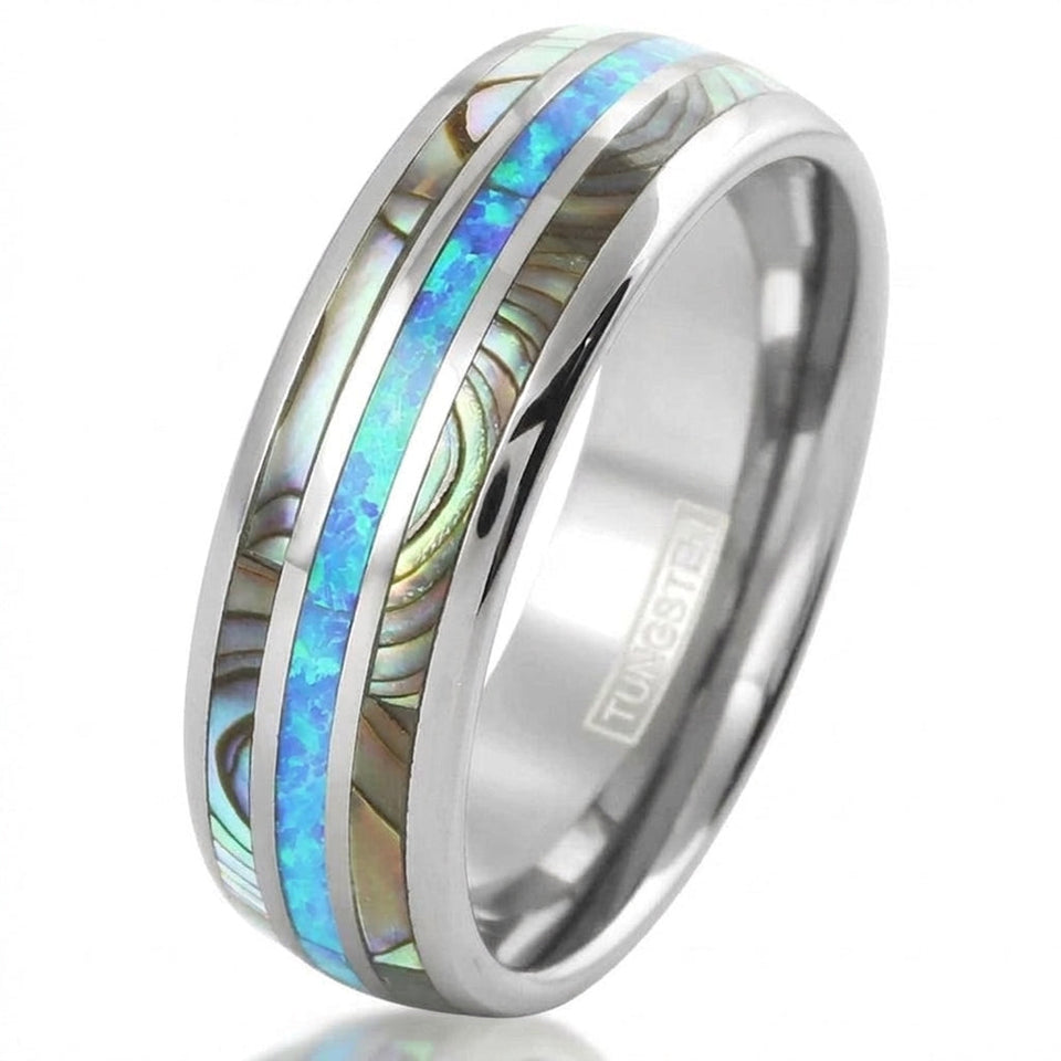 Marcus Inlay Ring | Silver-Tone