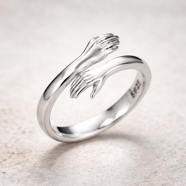 Paula Adjustable Embrace Ring | Silver-Tone — image 3
