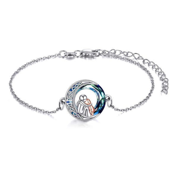Zenobia Adjustable Silver-Tone Dog Charm Bracelet — image 6