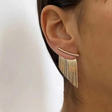 Marjorie Vintage-Style Drop Earrings | Gold-Tone