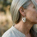Isabel Vintage-Style Spiral Earrings | Silver-Tone — image 2