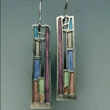 Viola Vintage-Style Earrings | Silver-Tone