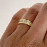 Lillian Vintage-Style Sparkle Ring | Gold-Tone