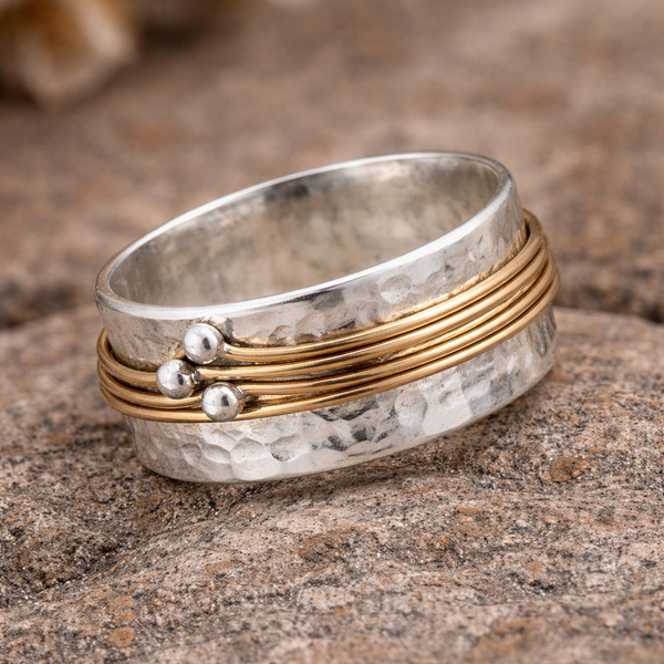 Felicity Vintage-Style Ring | Two-Tone — image 3