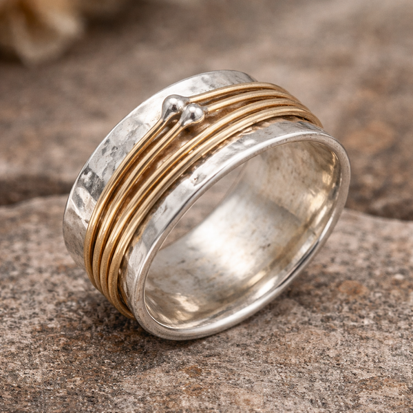 Felicity Vintage-Style Ring | Two-Tone