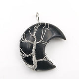 Edith Tree of Life and Moon Necklace - image 7