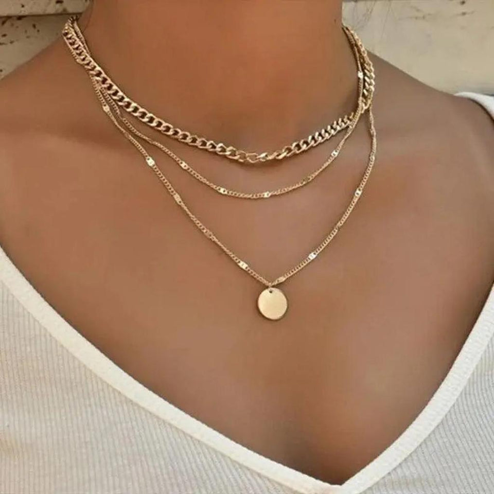 Sabrina Chain Necklace — Gold-Tone — image 1