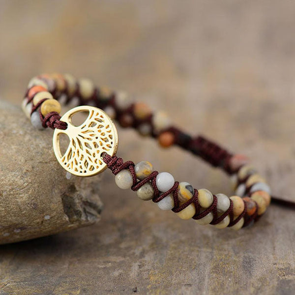 Mavis Jasper-Look Tree of Life Bracelet - image 2